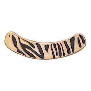 Christina Collect gold-plated 925 sterling silver Zebra Small gold-plated zebra bow, model 603-G33